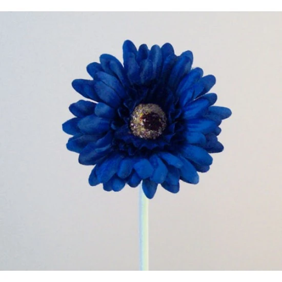 Artificial Gerbera Royal Blue Small 57cm - G151 F2