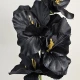 Artificial Gladiola Black 54cm - G089 H2