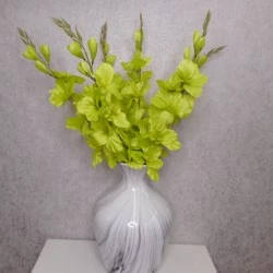 Artificial Gladiola Lime Green 79cm - G015 HH4