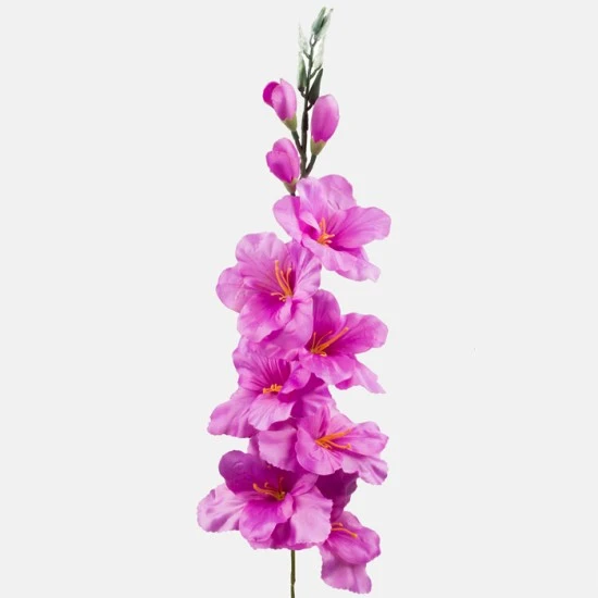 Artificial Gladiola Magenta Pink 79cm - G013 HH4