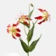 Artificial Gloriosa Flame Lily Orange Yellow 80cm - G004 D1