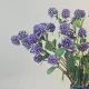 Gomphrena Bundle Purple 47cm - G023 B3