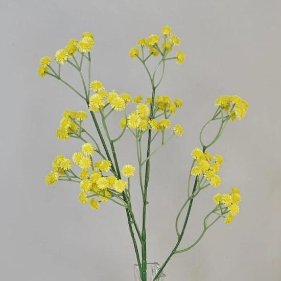 Artificial Gypsophila | Yellow Baby's Breath 62cm - G005 D4