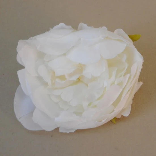 Artificial Peony Cream Heads Only 10cm - P283 EE2