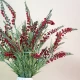 Artificial Heather Plants Red 54cm - H002 DD3