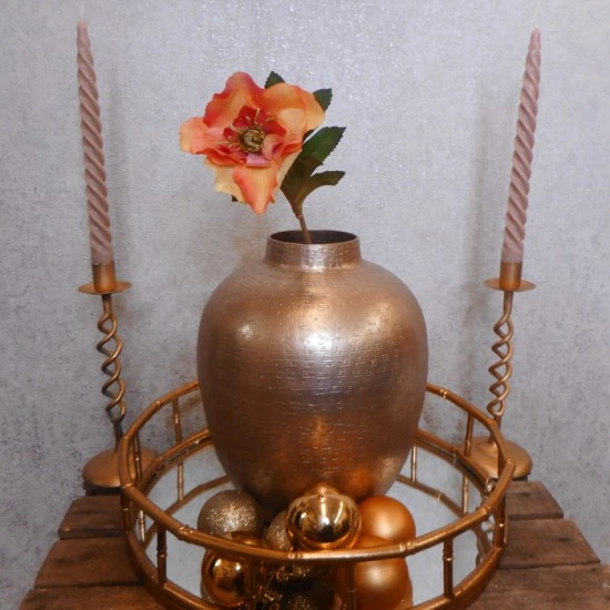 Artificial Hellebore Stem Pink 49cm - H188 E3