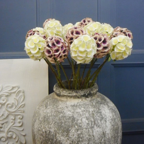 Artificial Honeycomb Flowers Cream 58cm - H050 H4