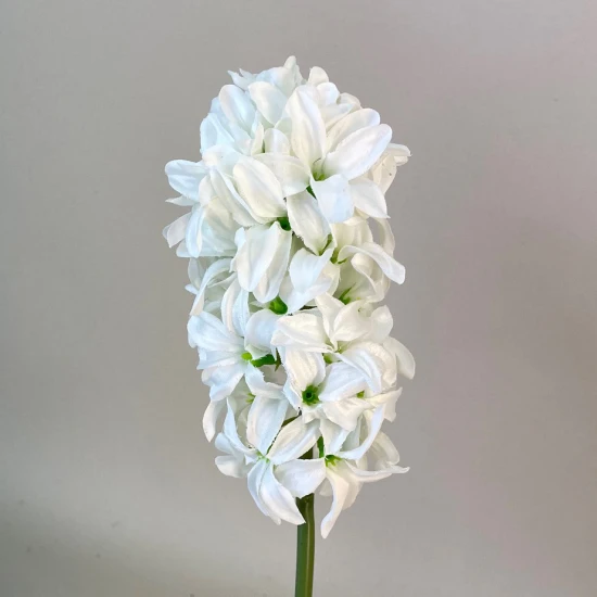 Artificial Hyacinth Stem White 40cm - H173 A1