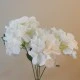 Artificial Hydrangeas Bush White 50cm - H030 CC4