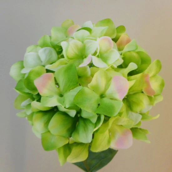 Artificial Hydrangeas Lime Green 67cm - H093 AA2