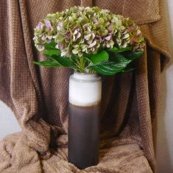 Artificial Hydrangeas Green Lavender 68cm - H013 H1