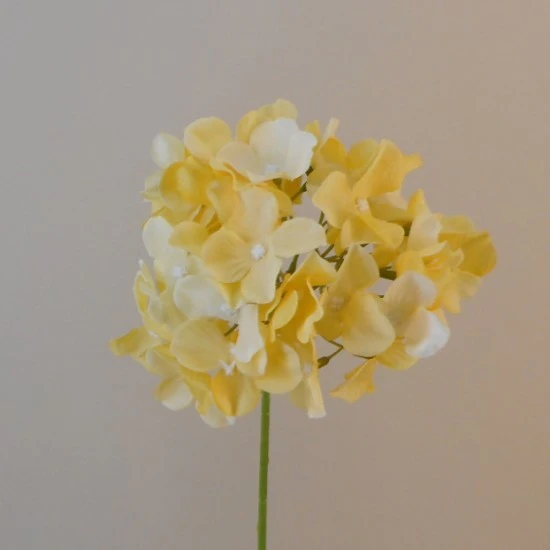 Artificial Hydrangeas Lemon 62cm - H130 H3