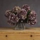 Artificial Hydrangeas Antique Purple and Green 42cm - H012 H1