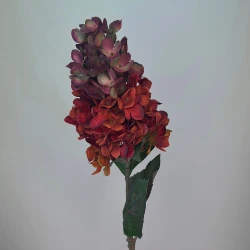 Red Orange Spear Hydrangea 75cm - H043 H1