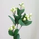 Artificial Hypericum Berries Cream 72cm - H086 H2