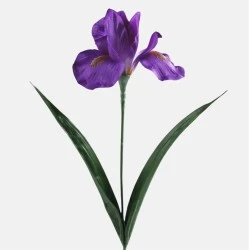 Artificial Irises Purple 60cm - IR011 KK1