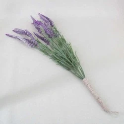 Artificial Lavender Bundle with Rope Hanger 48cm - L042 JJ2
