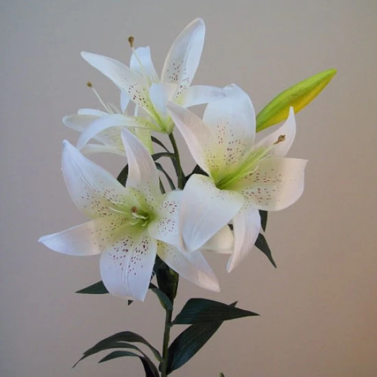 Artificial King Lily Cream - L136 EE1