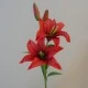 Real Touch Artificial Lily Red 65cm - L128 K1