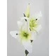 Artificial Lilies Casablanca Cream 80cm - L007 I1