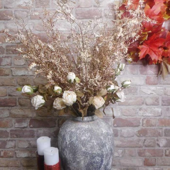 Artificial Limonium Cream 110cm - L014 I1