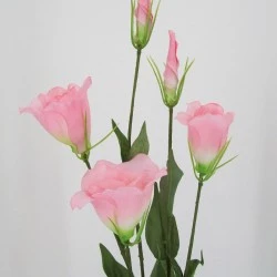 Artificial Lisianthus Pink 80cm - L017 H4