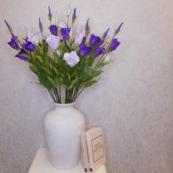 Artificial Lisianthus Purple 80cm - L017C L4