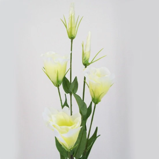 Artificial Lisianthus Cream 80cm - L017B H4