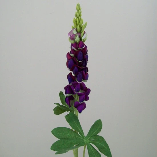 Silk Artificial Lupins Purple 80cm - L086 N2
