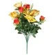 Artificial Roses, Lilies and Peonies Bouquet Orange Yellow 54cm - R720 HH4