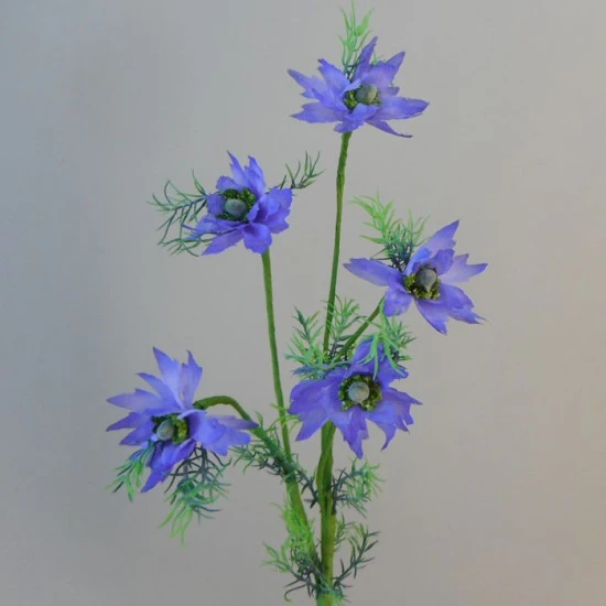 Artificial Nigella Love in the Mist Blue Purple - N018 EE3