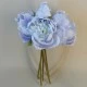 Artificial Peony Posy Hyacinth Blue 28cm - P101 BX5