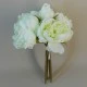 Artificial Peony Posy Pale Green 28cm - P199 N1