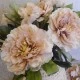 Artificial Peony Flowers Coffee Latte 77cm - P223 J4