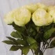 Peony Flowers Lemon 63cm - P117 L2