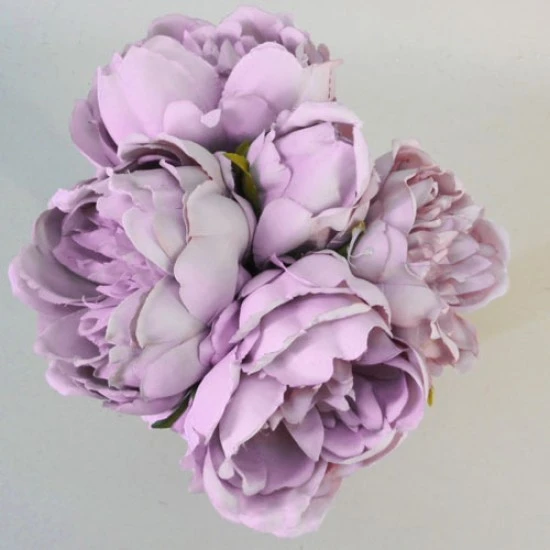 Artificial Peony Posy Amnesia Lilac 28cm - P261 P1