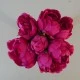 Artificial Peony Posy Hot Pink 28cm - P111 