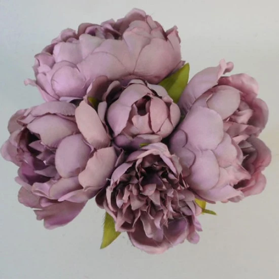 Artificial Peony Posy Mauve Pink 28cm - P262 J3