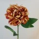 Artificial Peony Flowers Burnt Orange 64cm - P065 R4