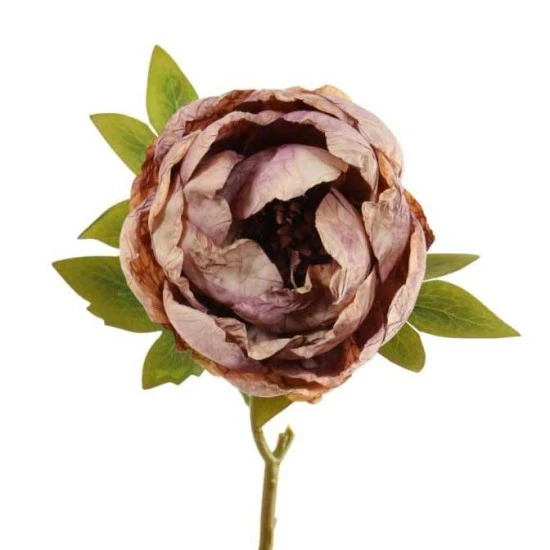 Antique Peony Vintage Mauve 48cm | Faux Dried Flowers - P046 J3
