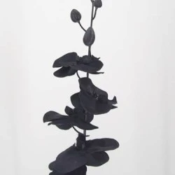 Artificial Phalaenopsis Orchid Black 90cm - J004 I4