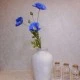 Artificial Himalayan Poppies Blue 70cm - P127 J2