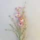 English Meadow Artificial Flowers Pink Poppies 58cm - P281 EE3