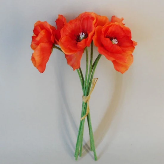 Poppy Bundle Orange 28cm - P093 P3
