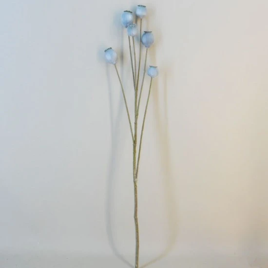 Artificial Poppy Seed Heads 76cm - P078 K2