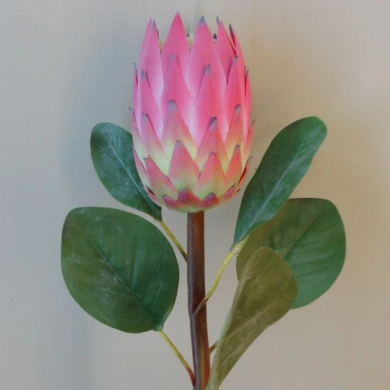 Artificial King Protea Pink 65cm - P085 BX10