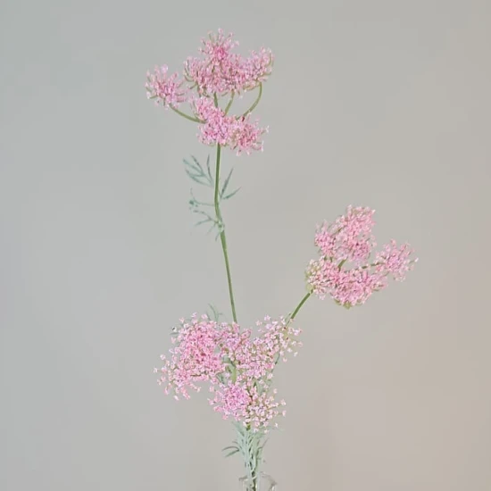 Faux Queen Anne's Lace Pink 80cm - Q008