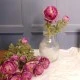 Artificial Ranunculus Flowers Purple Green 40cm - R541 E3