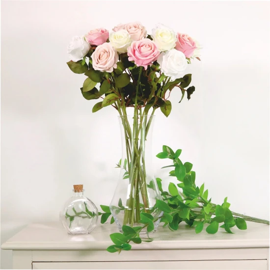 Amelie Artificial Rose Nude 52cm - R904 