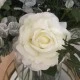 Anastasia Artificial Rose Ivory 64cm - R933 G1